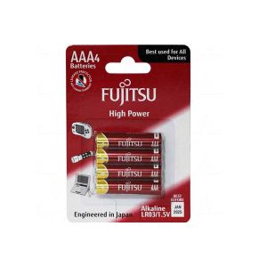 Fujitsu 4 X AAA High Power alkaline battery