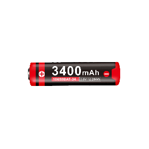 Klarus 3400mAh 18650 lithium ion battery