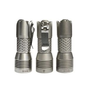 MecArmy PS16 compact 2000 lumen stainless steel EDC torch 