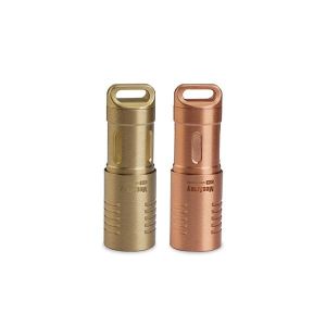 MecArmy X3S mini 130 lumen rechargeable copper or brass keychain light