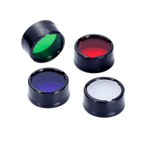 Nitecore NF23 filters for head diameter 22.5mm - green, red, blue & white