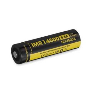 Nitecore 650mAh IMR 14500 high drain rechargeable battery NI14500A