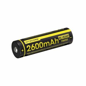 Nitecore NL1826R Li-Ion 2600mAh USB rechargeable 18650 battery