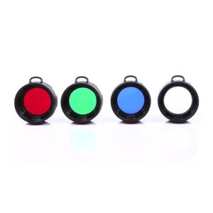 Olight 23mm coloured filter or diffuser: red, green, blue or diffused