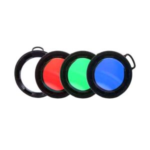 Olight 63mm coloured filter or diffuser: red, green, blue or diffused