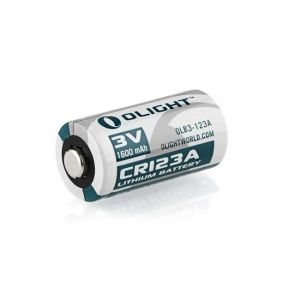 Olight 1600mAh CR123A Lithium battery one pack