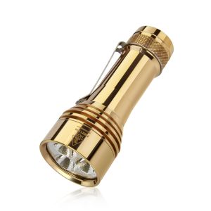 Lumintop FW21 Pro Brass Compact 10000 lumen enthusiasts LED torch
