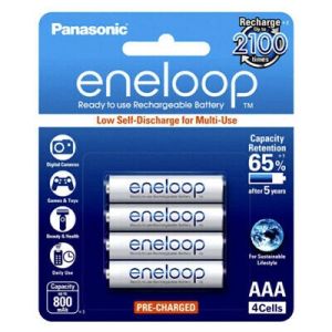 Panasonic Eneloop BK-4MCCE/4BA 4 x AAA NiMH Batteries 