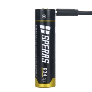 Speras R34 3400mAh USB rechargeable 18650 Li-ion battery