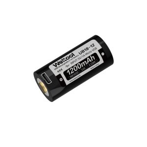 Weltool UB18-12 Micro USB rechargeable 1200mAh 18350 Li-ion battery