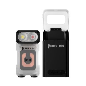 Wuben X3 Pro Lightok Owl wireless charging EDC torch