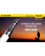 Nitecore MH25 night blade rechargeable LED torch