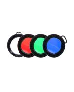 Olight 63mm coloured filter or diffuser: red, green, blue or diffused