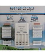 Panasonic Eneloop Charger with 8 X AA and 4 X AAA batteries