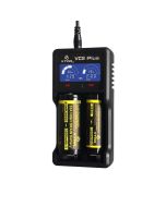Xtar VC2 Plus Master USB powered Li-ion/NiMH 2 channel battery charger and powerbank 